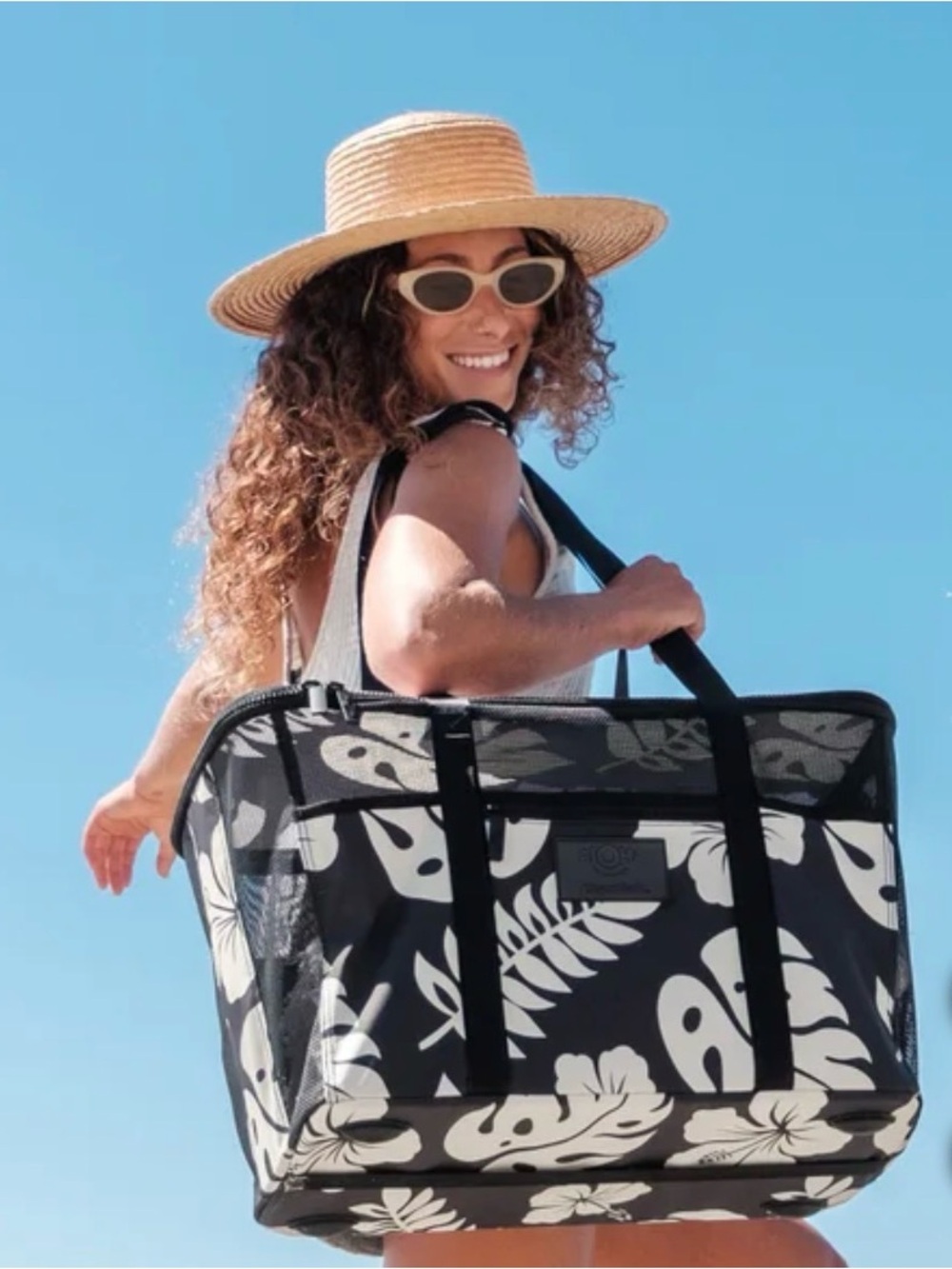 *For vanceposh* 2 Black Aloha collection collapsible tote bags - Picture 2 of 5